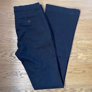 FRAME DENIM Le Serge White Flare Trousers Pants